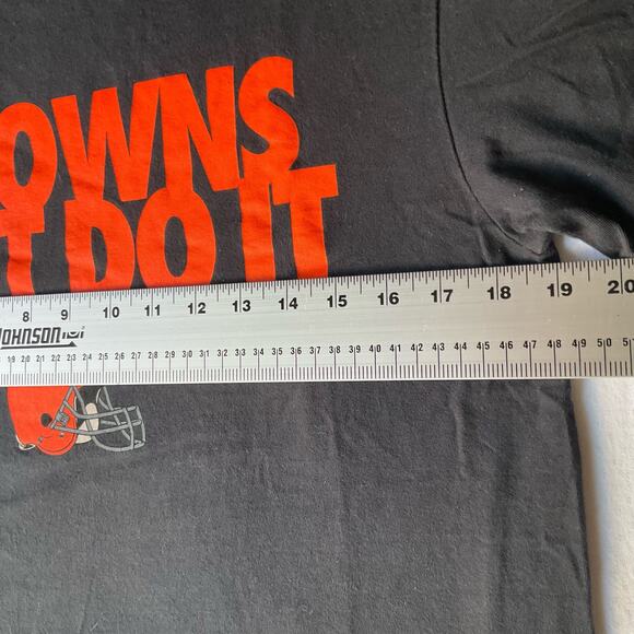 Nike & NFL Men’s Short Sleeve T-shirt Size M, Black, Browns Just Do It - Picture 3 of 7